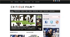 Desktop Screenshot of critique-film.fr
